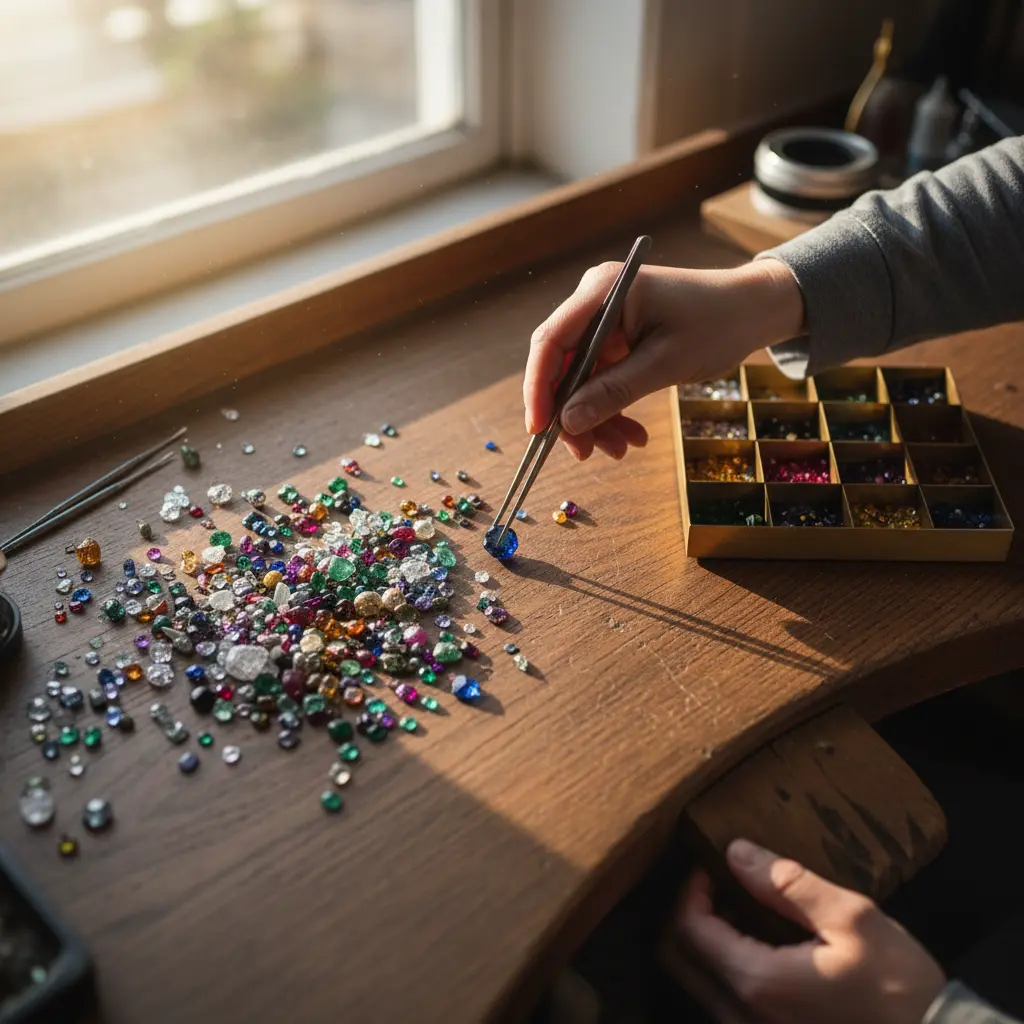 hands-selecting-colored-gemstones-precision-curation-attention-to-detail-metaphor